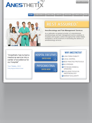 Anesthetix, Anesthesiology